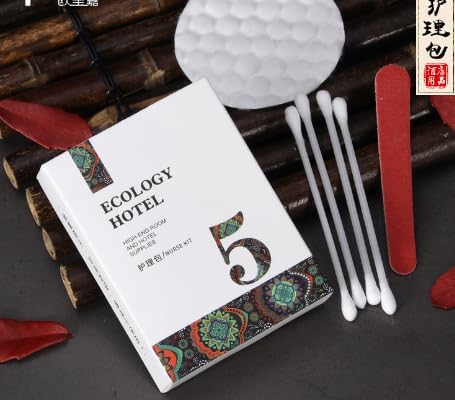 Disposable toiletries Set for Hotel Rooms One Set Include Toothbrush, Comb, Wooden Comb, soap, Shower Gel, Shampoo, Shaver, Slippers,Care Pack. (12)