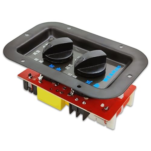 Kqcibz 2 Ways 350W Speaker Treble+Bass Frequency Divider Crossovers Speaker Filters DIY for DIY Home Theater Durable Easy Install Easy to Use, 500418310, Black