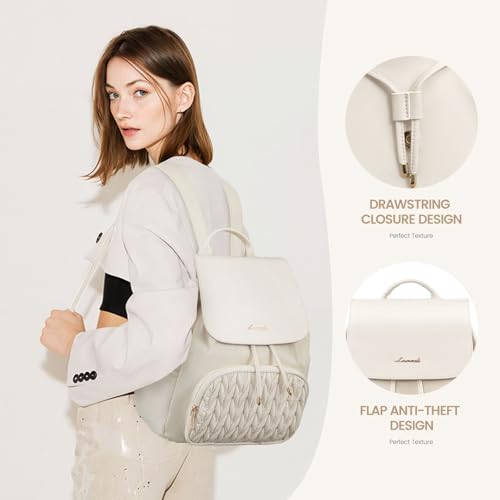Image of LOVEVOOK Mini Backpack for Women,Small Backpack Purse for Travel Work Cute Backpack Daypack With Anti-theft Pocket Mini Bag for Daily College Shopping