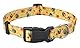 Mihqy Hundehalsband, Verstellbares, Weich & Komfort Hunde Halsband, Böhmisches, Blumen, geometrisches, Stammes Design, für Kleine, Mittlere und Große Hunde(Biene,XS)