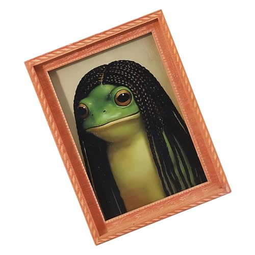 Imanes para, Juguete Divertido con Forma de Figura de Rana y Marco de Fotos, Animales Adhesivos Fuertes Y, para Familia Amigos Cocina Oficina Aula Dormitorio Taquilla y Pared Interior