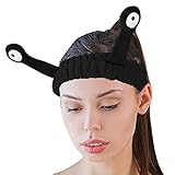 Diadema para el cuidado de la piel, caracol, ojos de caracol, bandas de pelo de spa de palma y caracol, diadema de maquillaje, diadema de ojo de caracol, diadema de lavado facial, diadema de felpa de
