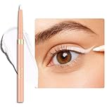 OULAC Matita Occhi Waterproof, Eyeliner Bianco Mat Girevole, Colore Intenso, Dura 12 Ore +, Texture Liscia e Cremosa, Non Trasferibile, Vegan (13) White Waves