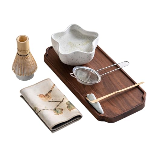 Juego de batidor de - Kit de combinación tradicional para la ceremonia, herramientas de té ceremonial utensilios tradicionales para relajarse en casa de yoga reunión