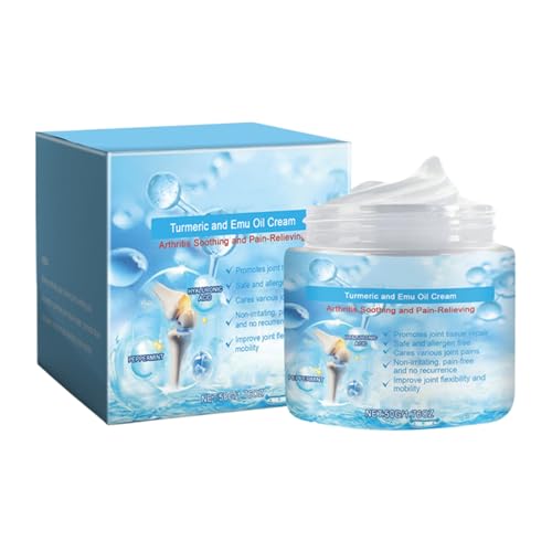 Crema De Aceite De Cúrcuma Y Emú, Gel Morado De Masaje, Gel De Masaje De De Dolor Relajante, Con Formulación Natural, Solución De Rápido, 50 G, Para Cuello, Hombro Y Rodilla