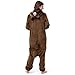 Katara- Pijamas Enteros Diferentes Animales y Tamaños, Adultos Unisex, Color Oso marrón...
