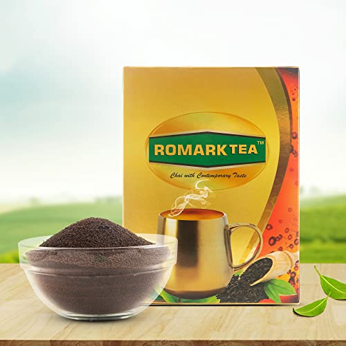 Image of Romark Express tea leaves chai patti|Chaypatti Chaipatti chai patti|black tea fresh leaves|Darjeeling loose rich Aromatic Long Leaves|Rich & Aromatic Chai|Chai kadak dust tea|Grocery item|Taja longer leaves 250G