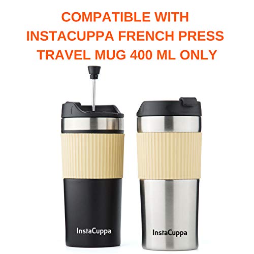 Image of InstaCuppa Travel French Press Mug 400 ML Mesh Filter