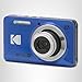 Kodak PIXPRO FZ55 Digital Camera, Compact Point & Shoot with 16MP Sensor, 5X Optical Zoom, 28mm Wide Angle, 1080p Video, Blue