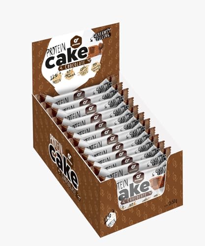 Go Fitness 12 Protein Cake - Schoko High Protein Snack, frisch gebacken & extrem lecker - Eiweißriegel alternative mit 10g Eiweiß pro Protein Kuchen
