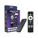 GREVA TV Stick Android 4K Ultra HD - Streaming Device, Latest Android 14.0 TV Stick Box 2 GB 16 GB HDR/AV1/2,4G/5G WiFi/BT 5.0, 3D HD Smart Box Streaming Media Player with Assistant Voice Remote