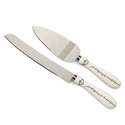 Enesco Insignia Wedding Cake Knife and Server