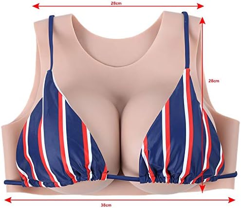 Forme Seno In Silicone Strap-On 1200g - Protesi Mammarie Realistiche Per Cross-Dressing E Mastectomia - Foto 4