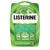 Listerine Fresh Burst PocketPaks Breath Strips - Travel Size, Kills 99% of bacteria, Mini Breath Fresheners, Party Favor, Goodie Bag, Fresh Burst 72 Total Breath Strips (3 Pack x 24ct)