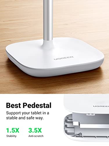 UGREEN Suporte de tablet compatível com iPad, suporte de tablet para mesa com altura ajustável, comp