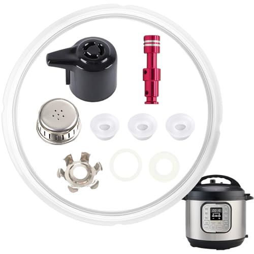 10Pcs Replacement Parts for Instant Pot Duo 8 Quart and Duo Plus 8Qt Accessories for Duo& Duo Plus 8 Qt Instantpot Lid Replacement Sealing Ring Steam Release Valve Float Valve for Instant Pot