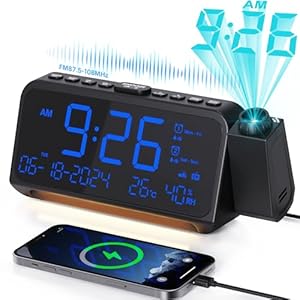 Mesqool CR1024 Projektionsuhr Radiowecker