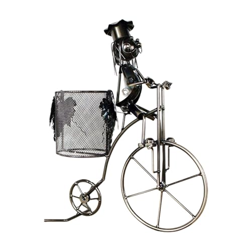 Soporte para botellas de vino con forma de bicicleta para decorar tu mesa de salón 2