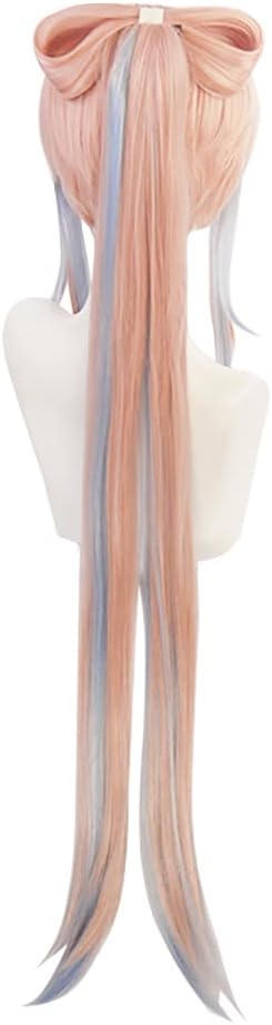 Yamia Anime Yae Miko Cosplay Wig for Game Genshin Impact Cosplay Wigs with Free Wig Cap (Sangonomiya Kokomi) - Image 5
