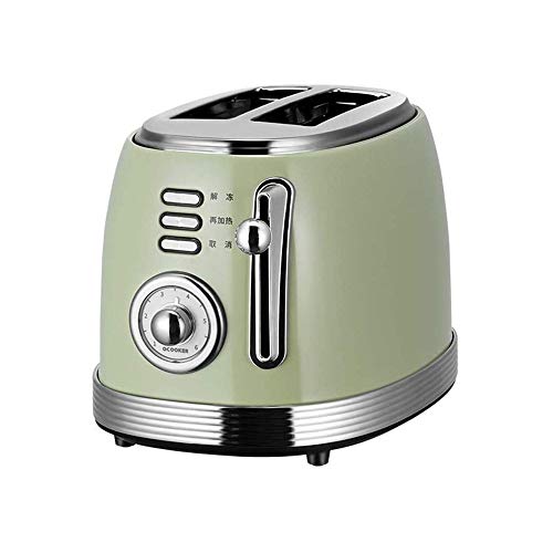 LKNJLL 2 Scheiben Toaster, Weitschlitz-Toaster mit Pop-Up-Aufwärm- Abtaufunktionen, 6-Shade Control Herausnehmbare…