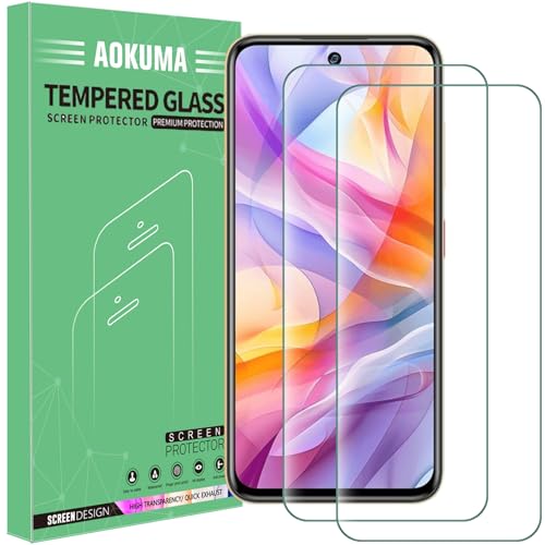 AOKUMA Protector de Pantalla para ZTE Blade V70 Vita, [2 Unidades] Cristal Templado para ZTE Blade V70 Vita Fácil Instalación, Vidrio templado 9H,Sin Burbujas, Alta Definicion,Anti-Arañazos