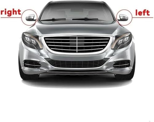 Coque de rétroviseur pour Benz Classe E W213 et GLC X253 en finition noire