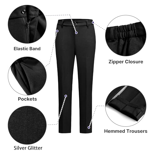Sleek Black Blazer and Pant Set for Confident Women - Image 4