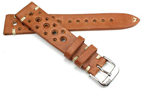Bracelet de montre 19mm cuir rigide RIOS1931 Rallye pour remplacer bracelet usé
