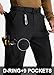Libin Men's Work Pants Hiking Cargo Pants Water Resistant Stretch Tactical Outdoor Trousers with 9 Pockets, Black, 36W x 32L-new gallery 3