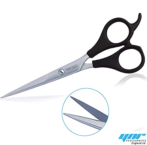 Dog, Cat Coat Grooming Scissors - Pet Shears - for Short, Medium and Long Fur Hair - Large (White)