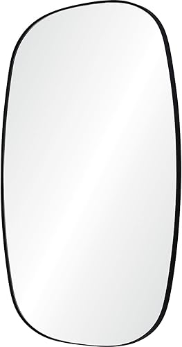 Miniatura 2 de Renwil Bergen - Espejo de pared rectangular de cristal moderno de 36 x 24 pulgadas, transparente