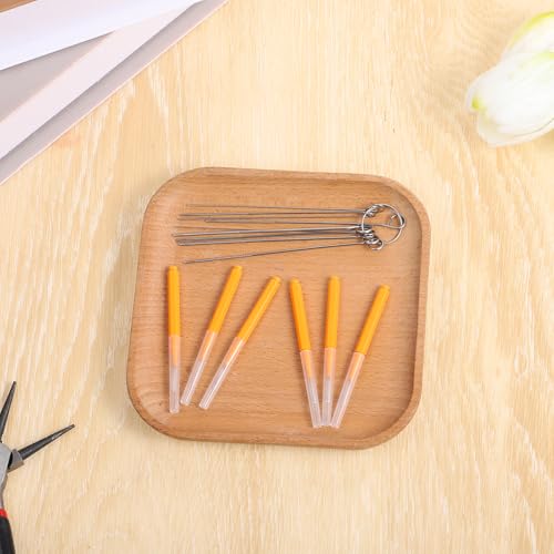 Image of 30 PCS Shower Head Cleaning Brush, Crevice Tiny Brush for Small Holes Cleaner Brush to Tackle Stubborn Mineral Buildups Anti Clogging Cleaner Brushes for Small Hole Gap Nozzle Jewelry, Orange
