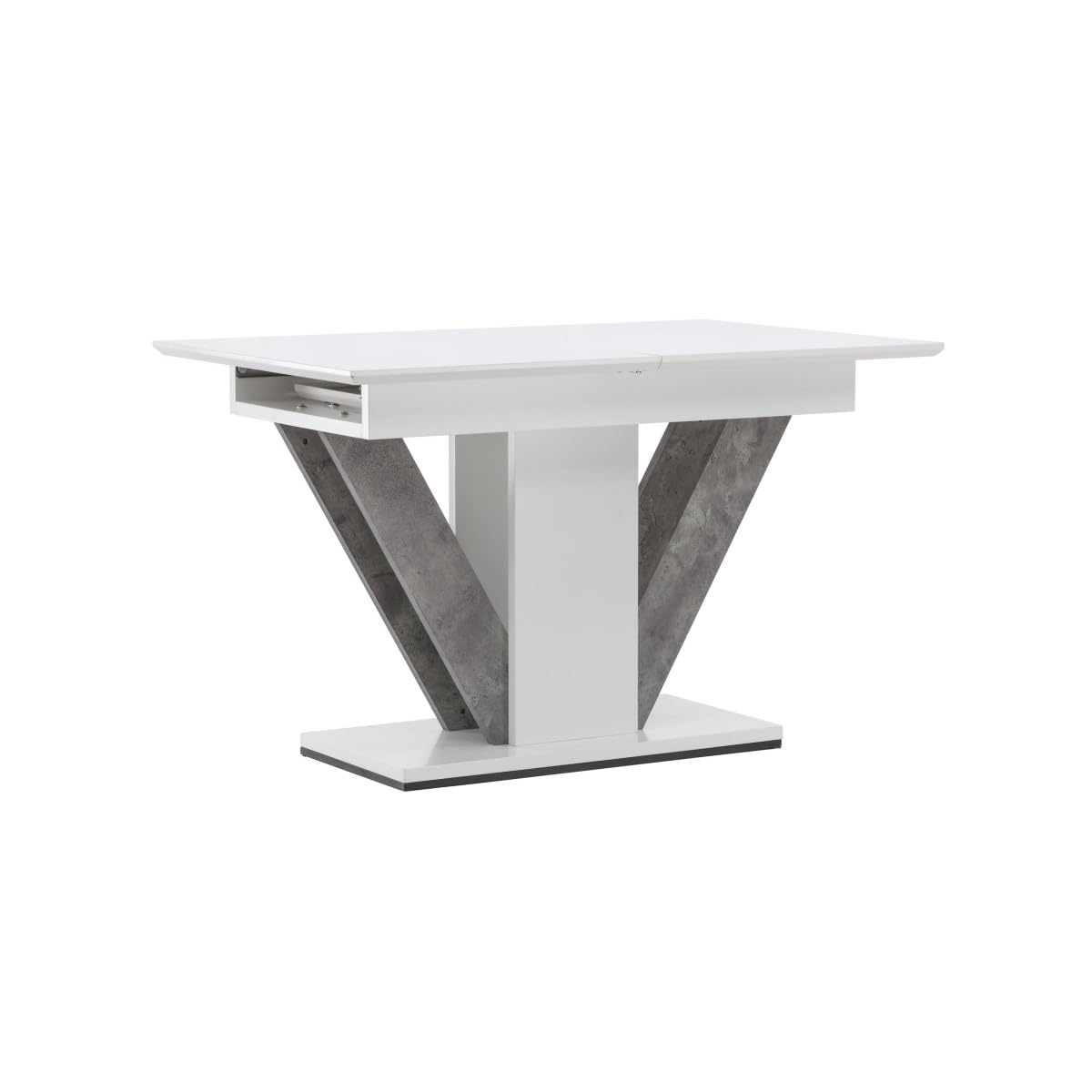 Paris Prix Table à Manger Extensible DISA 120-160cm Blanc