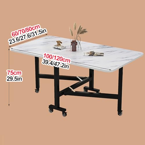 Table pliante mobile pour cuisine étroite et petits espaces de vie - 2