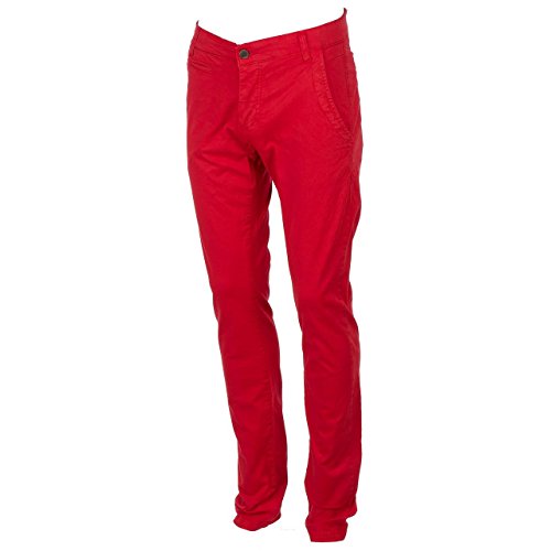 BIAGGIO - Tarelta Red Pant Chino - Pantalon - Rouge - Taille 29
