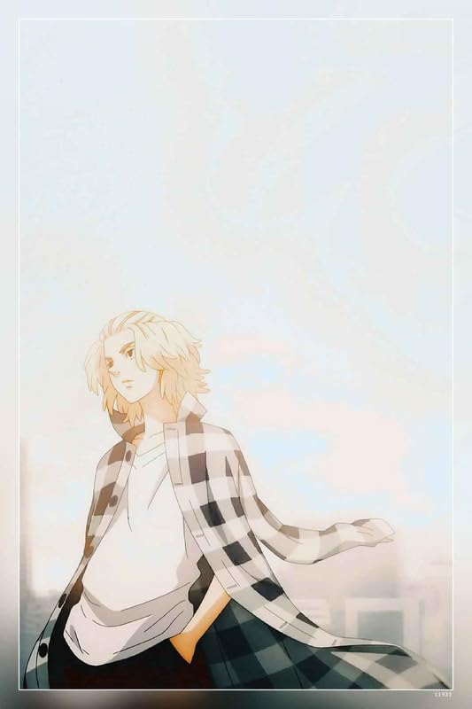 POSTERDADDY Sano Manjiro Tokyo Manji Tokyo Revengers Toman Mikey Manjiro Sano Anime Poster Reprint Matte Finish Paper Unframed 12 x18 Inch (Multicolor) - 11931