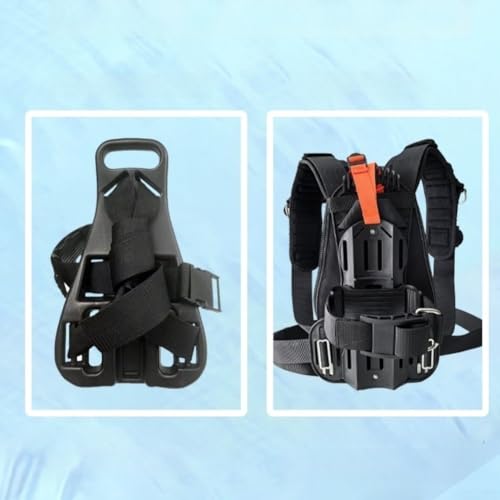 Placa de espalda para buceo que elimina el cabeceo del tanque de 2L y 3L 7