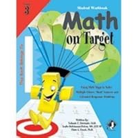Math on Target Level 3 Student Workbook : Using Thinking Maps to Solve Multiple Choice, Short Answer, and Extended Response Problems (Math on Target, Level 3) 1592300642 Book Cover