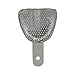 Metal Dental Impression Trays Set Perforated Upper & Lower Edentulous Stainless Steel (X-Small Perforated)