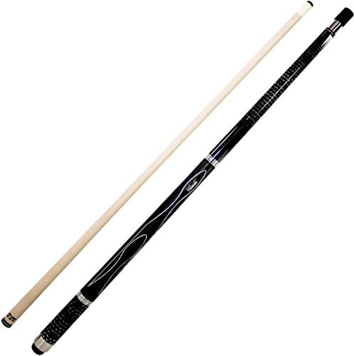 Cuetec Gen-Tek Series 58" 2-Piece Canadian Maple Billiard/Pool Cue, Black