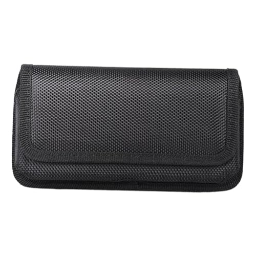 Rangement renforcé pour téléphone 5.2 pouces avec clip ceinture anti-chute en nylon Oxford