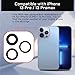 Risidamoy for iPhone 13 PRO OEM Rear Camera Lens Replacement for iPhone 13 PRO MAX with Dual-Sided Adhesive Back Camera Glass Lens with Fix Tool Repair Kit Tweezers A2483 A2636 A2639 A2640 A2638