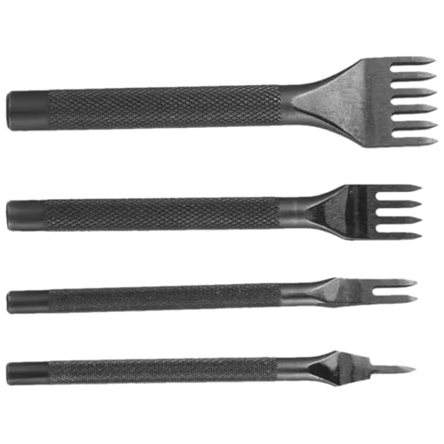 Sosoport 4���背�U�[�N���t�g�p�X�`�[�����p���`���O�c�[���Z�b�g 3mm�a �v�׍H���� ��ɓ���ވ���₷���f�U�C�� ���U�[�p���`���O��Ɨp
