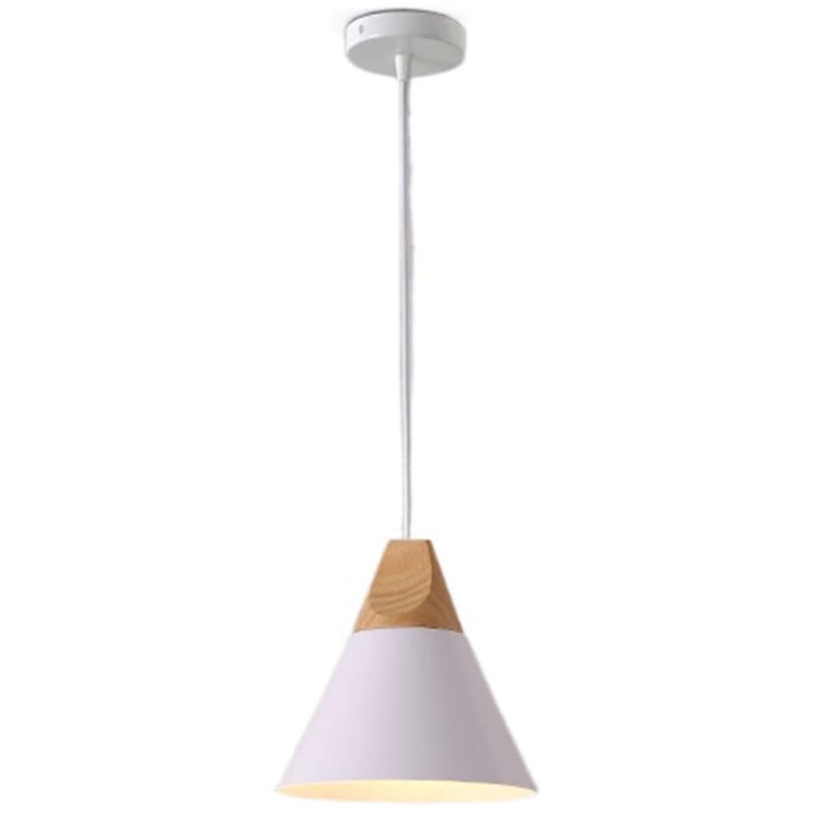 KHUKHU Macaron Color Chandeliers Creative Combination Pendant Shade Nordic Countryside Ceiling Light Personalized Design Light Hanging Lamp, Home Kitchen Island Pendant Light Fixture(B,9.8in)