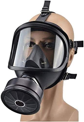 CXDM Gas Mask Full Face Respirator, Air Dust-Proof Pesticide Face Mask, for Painting, Dust, Particulate, Chemicals, Welding And Other Work Protection,Gas mask