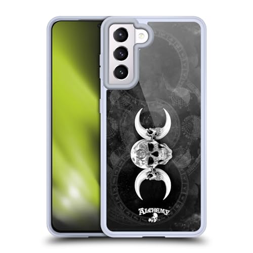 Carcasa de Gel Samsung Galaxy S21 5G Funda Silicona Calavera Alchemy Gothic