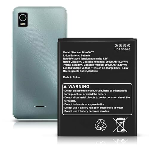 HamnaKhu for BL-A36CT Battery, 3000mAh New Upgraded Higher C