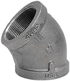Anvil Elbow Galvanized 3/8 " 45 Deg.