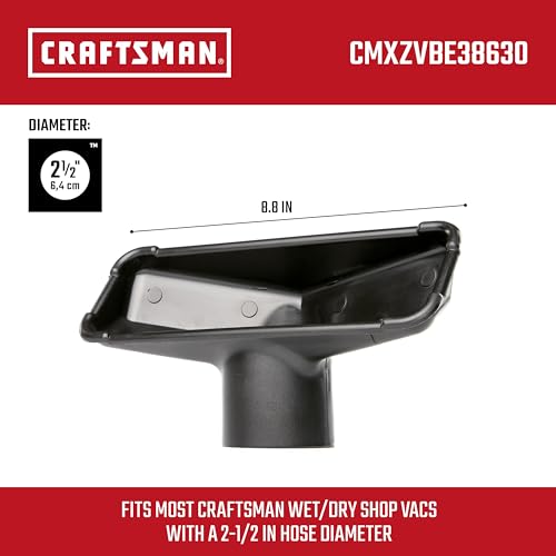 Image of CRAFTSMAN CMXZVBE38630 2-1 /2 in. Utility Nozzle Wet Dry Vac Attachment