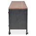 Tidyard Mesa para TV con 4 Ruedas Mueble TV Salón Mesa Televisión...
